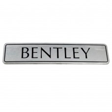 BENTLEY - BOOT LID BADGE - BLACK LETTERS - UB43298