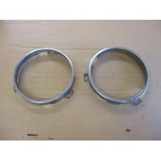 SILVER SHADOW - 2 x HEADLAMP CHROME RETAINING RINGS - CD3103