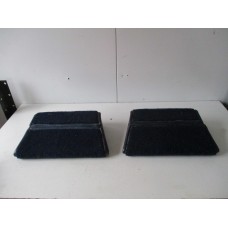 ROLLS ROYCE BENTLEY/SILVER SPIRIT PAIR OF ROYAL BLUE FOOT STOOLS 