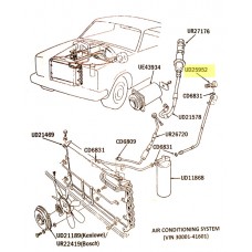 1965-1980 ROLLS ROYCE Silver Shadow I, II & Bentley T1, T2 - AIR CONDITIONING EXPANSION VALVE (From VIN 4549) - UD25952